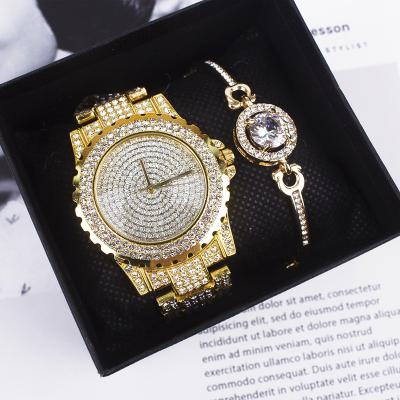 China Fashion\Classic\Luxury Wristwatches Diamond Quartz Watches Bracelet Set Rhinestone New Arrival Business\Sports For Women for sale