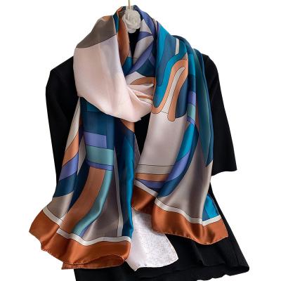 China Fashion Fashion Silk Pashmina Scarf Printing Animal Patterns Elegant Other Scarves &Shawls For Women for sale