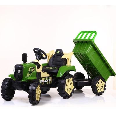 China Toy Wholesale Cheap Top Quality Children's Ride On Electric Pedal Tractor With Tailer Children Play Car Ride On Car For Kids To Drive for sale