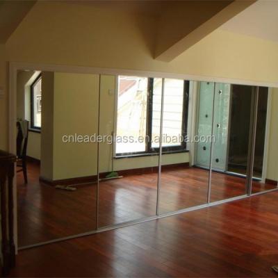 China Bathroom Competitive Price Light Silver Mirror For Gym Wall With High Quality for sale