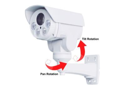 China IR Bullet PTZ 1080P Camera , HD Outdoor PTZ Ip Camera With 10X Optical Zoom Lens for sale