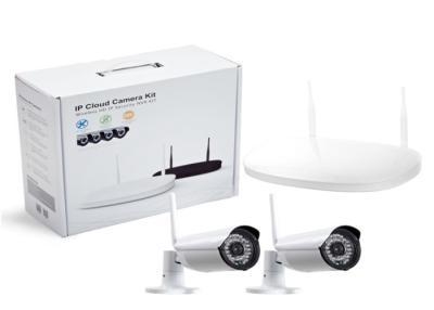 Chine Système de sécurité sans fil de caméra du kit 2 de caméra d'IP de WiFi de sortie vidéo de HD pour le jardin à vendre