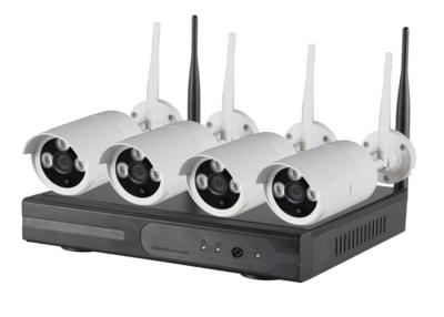 China Night Vison WiFi IP Camera Kit 4 Camera Surveillance System Automatically Connection for sale