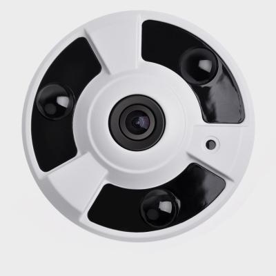 China H.265 3.0MP Starlight 2.1mm Infrared Fisheye IP Camera fisheye surveillance camera for sale