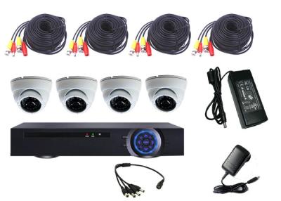 China Durable Cctv Surveillance Kit Dvr Cctv System , Dome Camera CCTV Kit Remote Monitoring for sale