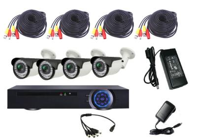 China Day And Night Mode HD DVR Kit With 4 Camera DVR System With 1pcs Mouce for sale