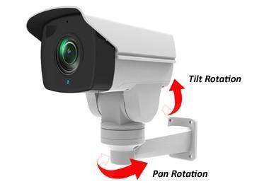 China 4X Optical Zoom PTZ Security Camera Night Vision Outdoor Pan Tilt Zoom Web Camera for sale