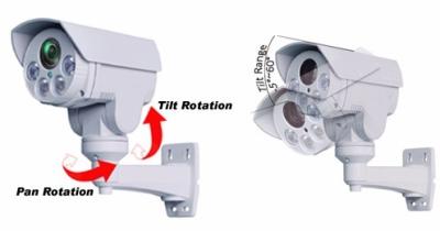 China 10X Optical Zoom PTZ Security Camera 5 - 50mm Motorized Lens 1080P AHD Camera for sale