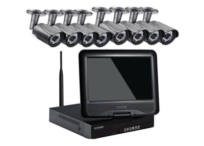 China 1080P Wifi Security Camera Kit 8 Camera Wireless Security System HD Video Output for sale