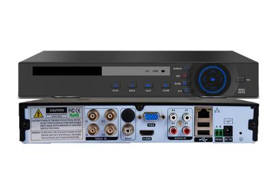 China HD All In One Hybrid Video Recorder 4ch H 264 DVR HiSilicon Sensor for sale