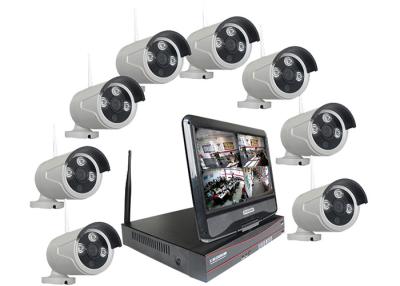 China 1.3MP WiFi IP Camera Kit 8 Camera Surveillance System P2P Cloud Service for sale