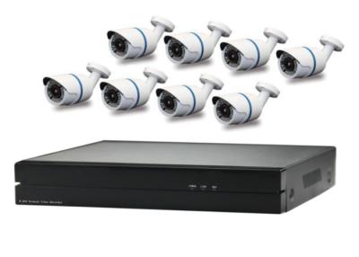 China Bullet Poe Security Camera Kit , All In 1 Package 8 Channel Poe Camera System for sale