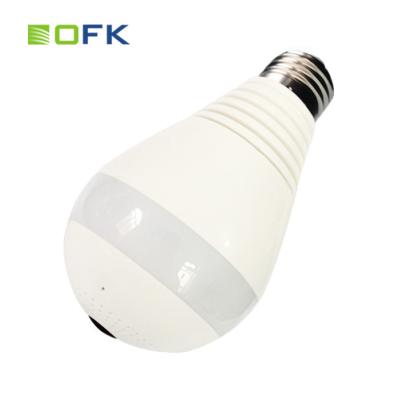 China 360 Degree 960P HD Wifi Indoor Security Camera CCTV Fisheye Wifi IP Camera Bulb for sale