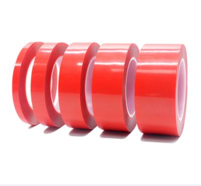 China Waterproof Red Film Double Side Elephant Roll Up Surface Mounting Large Sided High Temperature Reinforced Acrylic Adhesive Tape for sale