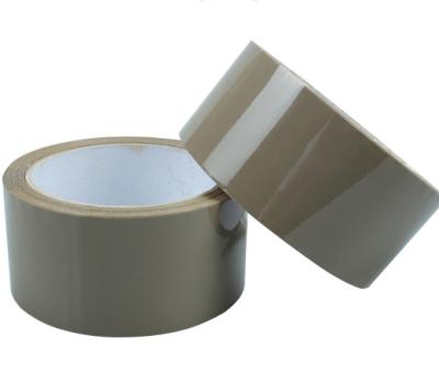 China Brown strong adhesive waterproof packagetan solvent buff color bopp wrapping tape for sale