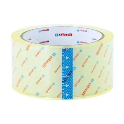 China Wholesale cheapest price ANTISTATIC packing clear bopp jumbo roll silent packing band for sale