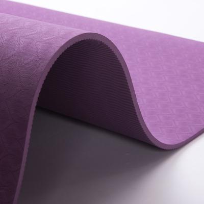 China Tape Exercise Gym Workout Eco-friendly Material Home Sports Non Slip New Custom Printed Eco Friendly Tape Fitness Yoga Mats for sale