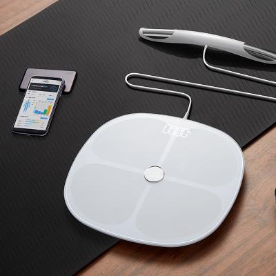 China New Support App Ito Platform With Big Lcd Display Smart Digital Scale Bluetooth Body Fat Analyzer for sale