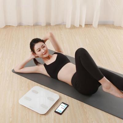 China Support Ito Glass Platform Body Fat App Measure Digital App Android App Free Bluetooth Body Fat Muscle Scale for sale