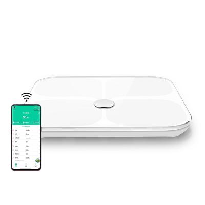 China Free Stored App Fitness App 180kg Bluetooth Digital Body Fat Scales For Bathroom for sale