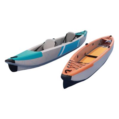 China Fishing kayak traveling kayak Wavefun 2021 new high quality kayak single seat inflatable kayaks drop stitch kayak for sale