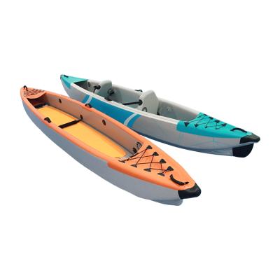 China Fishing Kayak Traveling Wavefun 2021 Selling Inflatable Fishing Kayak Drop Point Kayak High Quality Drop Point Inflatable Kayak for sale