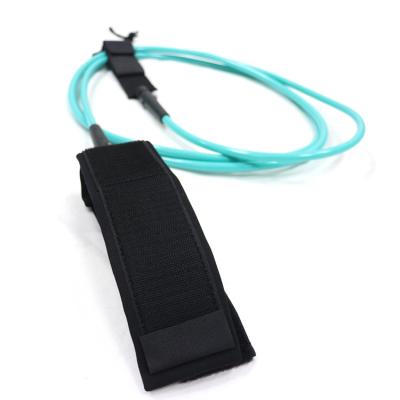 China Eco-friendly Wavefun customized 6mm/7mm/8mm/9mm TPU surf leash/paddle leash/surfboard leash for sale