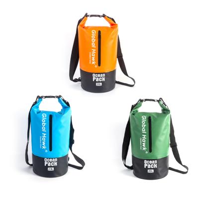 China Wavefun Water Proof Outdoor Camping Dry Bag Pvc Waterproof Traveling Hike Dry Bag for sale