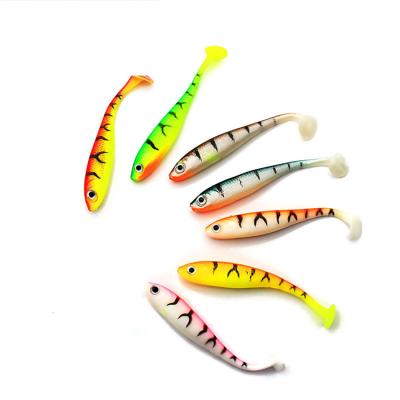 China Wavefun 10 Soft Color Silicone Soft Fishing Lure for sale