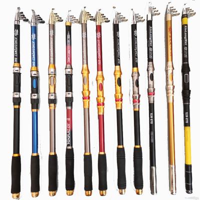 China New 2021 Wavefun 2.1m 2.4m 2.7m 3.0m 3.6m Carbon Fiber Fishing Rod Glass Telescopic Fishing Rods For Saltwater for sale