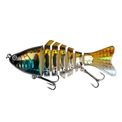 China Painted T Shad Wavefun Full Size Multi Joined Swimbait Slow Fishing Realistic Swimming Lure for sale