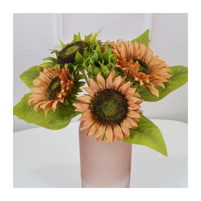 China Quality Silk 6 Pack Artificial Sun Decoration Flowers Guaranteed Appropriate Price for sale