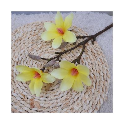 China Cheap Hot Selling Good Quality Phalaenopsis Silk Dried Tender Artificial Flowers for sale