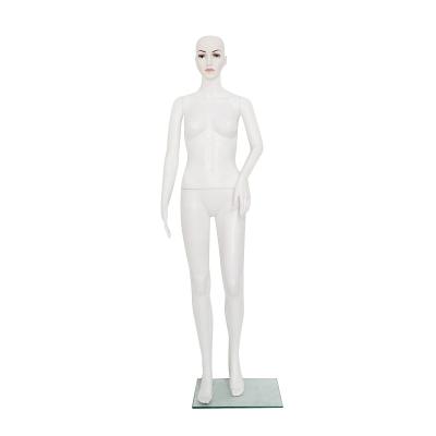 China Factory Direct Wholesale Female Plastic White Mannequin Full-Body Women Mannequin Dummy Model for sale