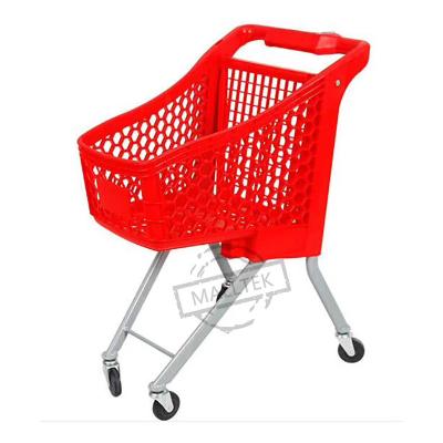 China Bestseller Plastic Small Supermarket Children Kids Easy-carry Shopping Trolley for sale