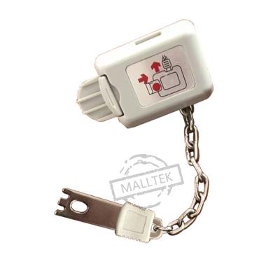 China Convenience Security Shopping Cart Coin Lock For Supermarket Shopping Trolley for sale