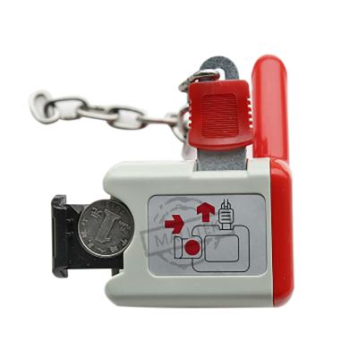 China Coin Operated Convenience Retail Store Shopping Cart System Trolley Lock for sale