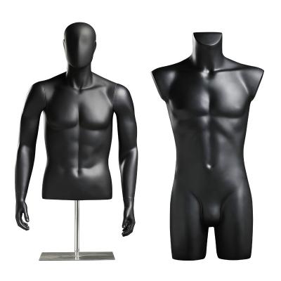 China Factory Direct Cheap Male Men Mannequin Fiberglass Half-body Dummy Model For Shop for sale