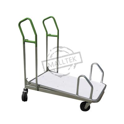 China Strong Warehouse And Heavy Duty Logistics Transport Trolley Flat Cart for sale