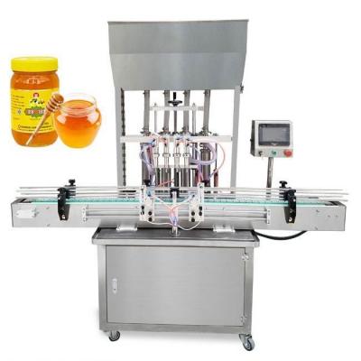 China Food 1/2/4 Nozzle Food Piston Semi Automatic Paste Filler Cosmetic Cream Filling Machine for sale