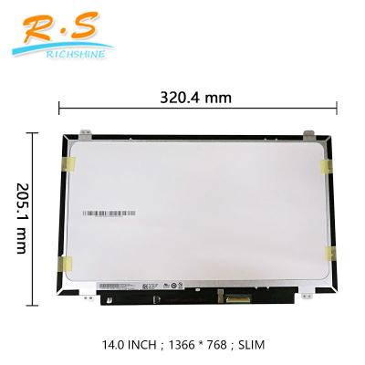 China AUO 14inch Glare 1366*768 edp 40pin TFT laptop screen B140XTK01.0  for laptop replacement for sale