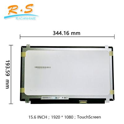 China 1920 * 1080 Resolution Touch Screen LCD Display For HP / Dell Laptop  40pin for sale