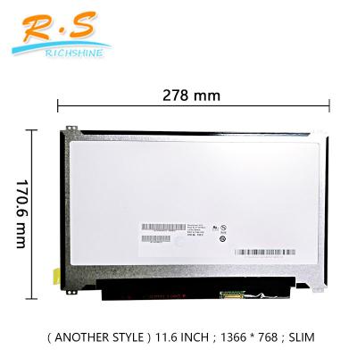 China B116XTN02.2 AUO 11.6 Inchlaptop LCD Panel 1366 * 768 EDP Interface 30 Pins for sale