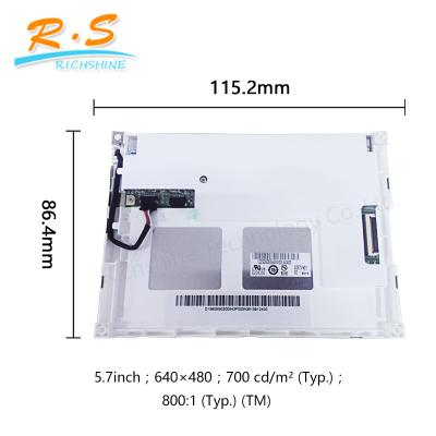 Cina Pannello normale anabbagliante dei perni LCD industriali a 5,7 pollici dello schermo G057VN01 V2 AUO 33 in vendita