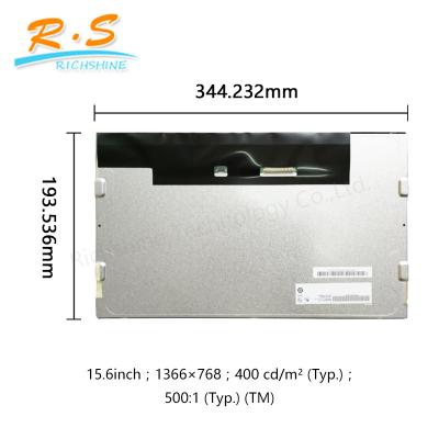 Κίνα Επιτροπή G156XW01 V1 15,6 LCD, 1366X768 οθόνη επίδειξης 16/9 LVDS SVGA tft LCD προς πώληση