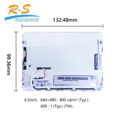 China AUO 6.5 inch industrial lcd screen G065VN01 V2, 6.5 ''Auo tft lcd panel for sale