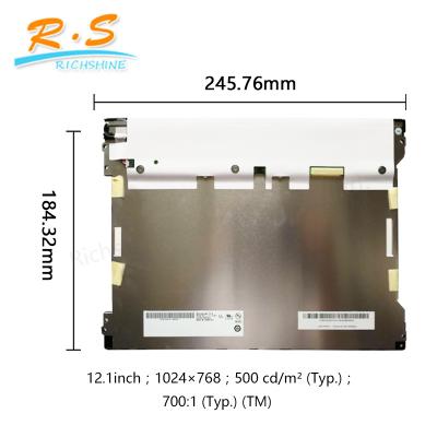 Κίνα Βιομηχανική LCD AUO G121XTN01.0 επιτροπή οθόνης ΔΙΕΘΝΏΝ ΕΙΔΗΣΕΟΓΡΑΦΙΚΏΝ ΠΡΑΚΤΟΡΕΊΩΝ 12,1» LVDS 3.3V 1024(2) × 768(2), XGA προς πώληση