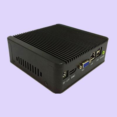 China Industrial Fanless Computer Win10 Linux 2*com 4g Sim Vga Hd Wifi Mini Pc Core I7 7500u I5 8250u 2*ddr4 2*lan Fanless+Aluminum Alloy Metal Case for sale