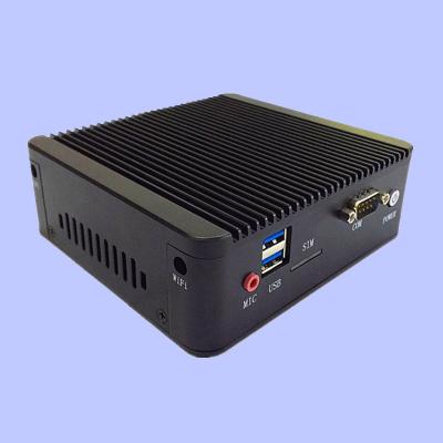 China Fanless+Aluminum Alloy Metal Case Mini Pc Core I7 8550u I5 8250u Laptop Quad Core Industrial Fanless Desktop Core With Lans Hd DP Computing Lpt Sim Slot for sale