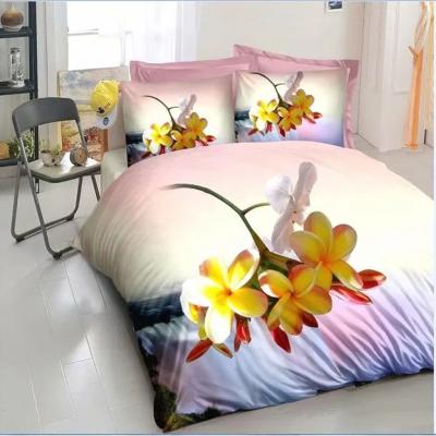 China Simple Hot Sale Custom 3d Pattern Printed Bedding Set Custom Duvet Cover Bedding Sheet Set for sale